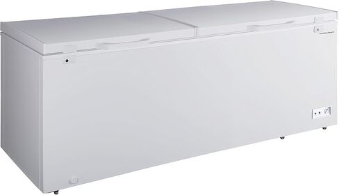 هاميلتون بيتش HBFRF700-WHITE-COM، ديب فريزر أفقي، 7 قدم مكعب. قدم. سعة، ترموستات قابل للتعديل - سلة سلكية مطلية بالفينيل قابلة للإزالة - تصريف سهل لإزالة الجليد، أبيض in Saudi Arabia