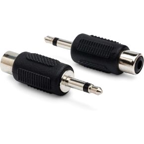 Hosa GRA-259 RCA to RCA Right Angle Adaptors, 2 Pieces in Kuwait