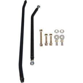 Black Steering Linkage Drag Link Tie Rod Upgrade Kit Replacement for Cherokee XJ 1984-2001