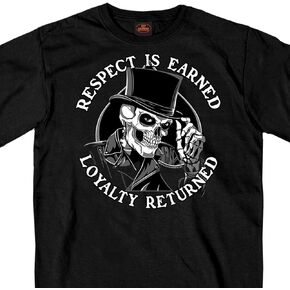 Hot Leathers Men's Respect Top Hat T-Shirt