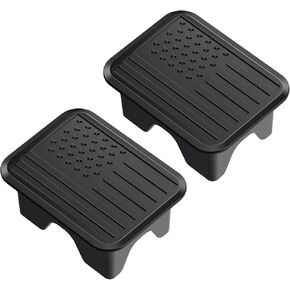 Bed Rail Stake Pocket Covers for Dodge Ram 1500s, Rear Truck Tonneau Covers, Stake Hole Caps Plugs, Compatible with 2019 2020 2022 2023 2024 Dodge Ram 1500 2500 Accessories (Set of 2)
