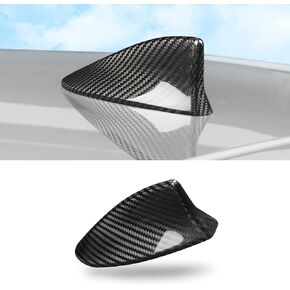 Compatible with Antenna Cover Shark Fin Trim Hood Carbon Fiber Automotive Roof Aerials for Lexus LS ES NX LX is CT RC UX LM RX (Black)