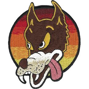 Grateful Dead Jerry Garcia Guitar Wolf Patch - Iron On or Sew On 3" by 3.5"