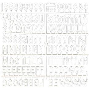 Letter Board Letters Only for Flet Letter Boards, Plastic Letter Board Sign Message Board Letters, Word Board with Letters, Numbers & Symbols Felt Letters for Changeable Changeable Letter Boards (145)