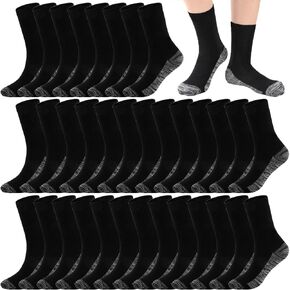 20 Pairs Crew Athletic Socks for Kids Breathable Cushion Crew Socks for Kids Sport Running Traveling