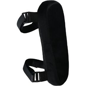 Black Single Office Chair Parts Arm Pad Memory Foam Armrest Cover Cushion Pad for Home Office Chair Comfortable Elbow Pillow