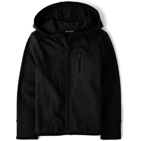 The Children's Place boys Soft Tech Hooded Full Zip Up Sweatshirt