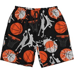 Mens Swim Trunks Quick Dry Swim Shorts with Mesh Lining Breathable Men's Beach Pants Swimwear Bathing Suits