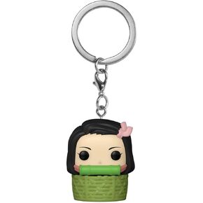 Pop! Keychain: Demon Slayer - Nezuko Kamado in Basket (Hot Topic Exclusive)