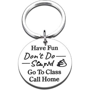 Back to School Supplies First Day for School Gifts from Mom Dad Funny Keychain Teacher Students Gifts First Day of Kindergarten Supplies Back to School Stuff Gifts for Girls Boys Teens