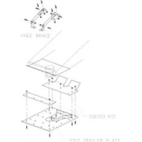 PULLRITE 331720 Quick Connect Capture Plate - FabEx 500/765/770, 13-1/2"