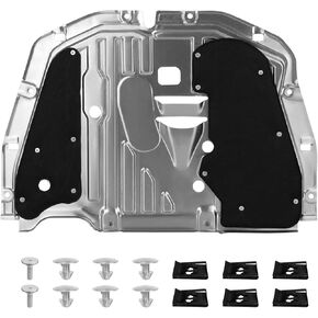 OTOEZ Engine Splash Guard Shield Compatible with Honda Civic 2016-2021 Under Car Shield Cover Board MPN Replacement for 74110-TBA-A00 74112-TBA-A00