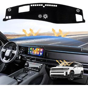 Dash Cover for 2024 2023 2022 Toyota Tundra Dashboard Cover Mat for Tundra Accessories Sun Shade Tundra Suede Dash Mat Nonslip Mesh Protector No Glare