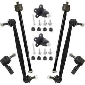 TRQ Front Steering & Suspension Kit Compatible with 2012-2018 Chevrolet Sonic