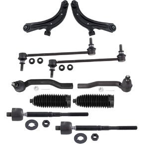 TRQ Front Steering & Suspension Kit Compatible with Chevrolet City Express NV200 Sentra