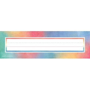 Watercolor Name Plates