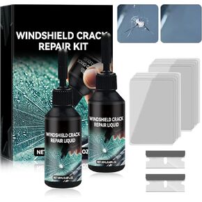 2PCS Windshield Crack Repair Kit,2024 New Glass Cracks Gone Repair Kit,Windshield Crack Repair Car Window Windshield Repair Kit,Glass Repair Fluid for Fixing Chips and Star Shaped Crack