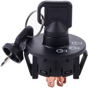 Ignition Starter Switch 117-2221 137-4100, 5 Terminals Ignition Starter Switch Fit for Next Lazer Z Titan Exmark Lazer Z Quest Toro Z Master TimeCutter ZS SS Series ZS4200 ZS5000 SS4216 SS3200 SS4260