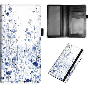 PU Leather Checkbook Covers for Women, Check book holder for personal checks, checkbook wallet with RFID Blocking, Gift for Men Women, Dog Paw