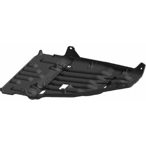 Polaris ATV Skid Plate, Rear, Gloss Black, Genuine OEM Part 5437282-070, Qty 1
