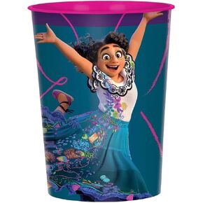 Amscan Encanto Plastic Cup - 16 Oz. | 1 Multicolor Kids Cup, Perfect Party Favor & Drinkware For Kids Birthday Party, Themed Event, Encanto Party Supply & More