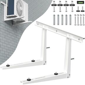 Wall Mounting Bracket for Outdoor Condenser 7000-18000 BTU Universal Mini Split Heat Pump Systems Support Brackets Support up to 330 lbs