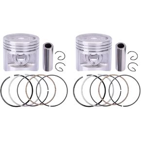 54mm +100 2 Set Piston Rings Kit Add 1.0mm for Honda CA250 CB250 CMX250 CA CM 250 KR3 13101-KR3-013 13011-KBG-305