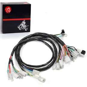 MOTO1988 Wire Wiring Harness for Honda FourTrax 300 TRX300 2x4 1993 TRX 300FW 4x4 1993 32100-HC5-970