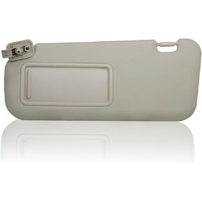 NHILES Left Driver Side Sun Visor Compatible with Mazda 3 2010 2011 2012 2013 BBM2-69-320C-75 BBM3-69-320C-75 Beige