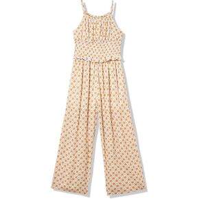 Speechless Girls Sleeveless Halter Neck Wide Leg Jumpsuit