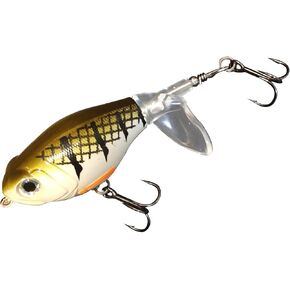 Topwater Fishing Lures with Rotating Tail, Freshwater and Saltwater Hard baits kit for Bass Catfish Pike Perch etc.