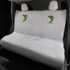 for Tesla Model Y Rear Seat Cover Dogs Protector Covers Kit Mats,Neoprene Waterproof,Sweat, Odors, Spills & Pets - Odor-Resistant,Easy to Clean Athletic Car Seat Protector