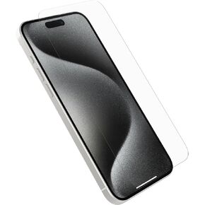OtterBox iPhone 15 Pro MAX (Only) Glass Screen Protector, scratch protection, flawless clarity, fingerprint resistant (ships in polybag, ideal for business customers)