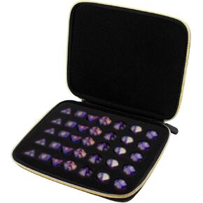 Dice Storage Case, Dice Case Box Tray for DND Dice Set, for D&D Dungeons and Dragons 7-Die Polyhedral Dice, for RPG for MTG Role Playing Table Games, Display for D and D Accessories - Box Only