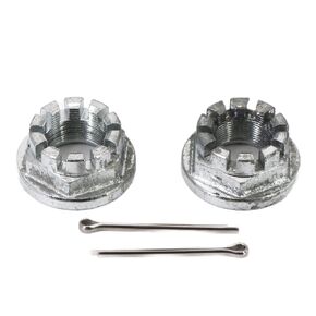 Dokili Rear Axle Nuts W/Pin for TRX500FA Foreman Rubicon 500 2001-2017 (Set of 2)