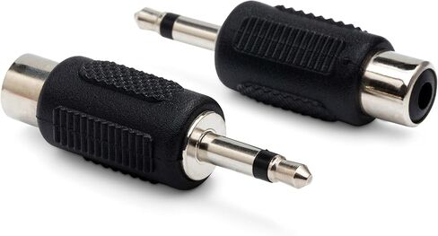 Hosa GRA-259 RCA to RCA Right Angle Adaptors, 2 Pieces in Kuwait