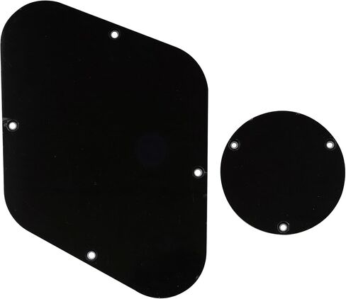 Musiclily LP Backplate and Switch Cover Set Compatible with USA Les Paul, 1Ply Black in Kuwait