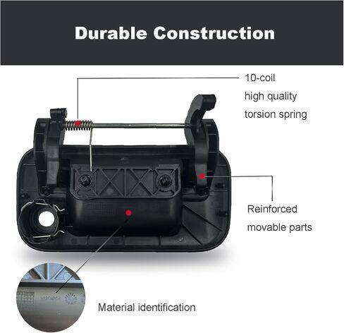 Tailgate Door Handle, Compatible with 2004-2016 Ford F150 F250 F350 F450 F550 Super Duty, Replace 8L3Z-9943400-AC, 8L3Z9943400AC with Backup Camera Hole and Keyhole in Saudi Arabia