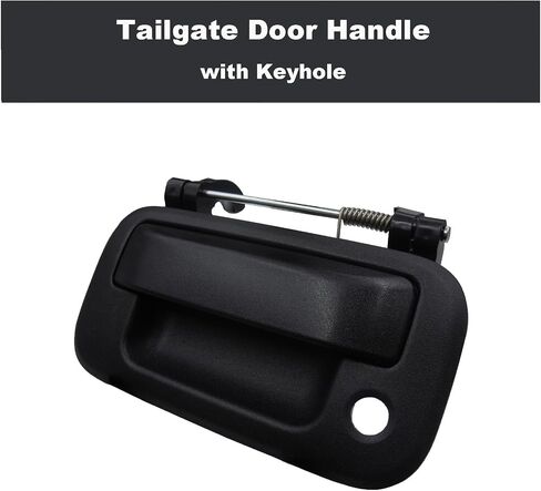 Tailgate Door Handle, Compatible with 2004-2016 Ford F150 F250 F350 F450 F550 Super Duty, Replace 8L3Z-9943400-AC, 8L3Z9943400AC with Backup Camera Hole and Keyhole in Saudi Arabia