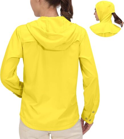Little Donkey Andy Women's Hoodie Long Sleeve Shirt UPF 50+ Sun Protection Outdoor Quick Dry Fishing Hiking Shirts in Saudi Arabia