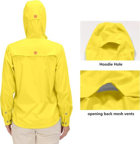 Little Donkey Andy Women's Hoodie Long Sleeve Shirt UPF 50+ Sun Protection Outdoor Quick Dry Fishing Hiking Shirts in Saudi Arabia