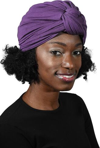 Solid Turban with Twist/Knot Front in Kuwait
