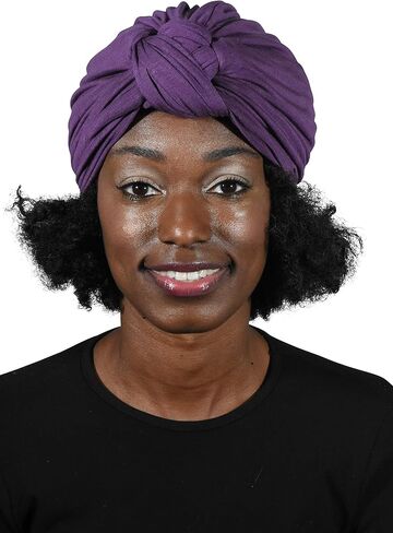 Solid Turban with Twist/Knot Front in Kuwait