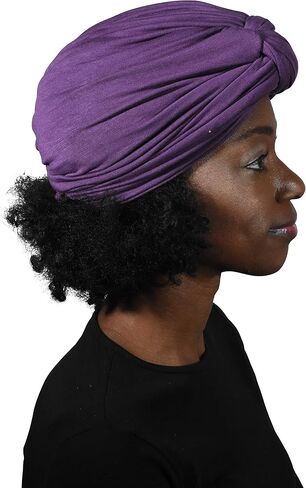 Solid Turban with Twist/Knot Front in Kuwait