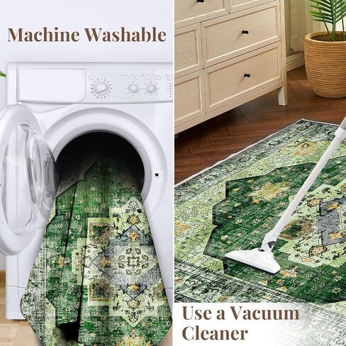 ROCYJULIN 5x7 Area Rugs for Living Room, Faux Wool Area Rugs 5x7 for Bedroom, Low-Pile 5x7 Area Rugs with Non-Slip TPR Backing, 5 x 7 Washable Carpet for High Traffic, Grey & Blue in Saudi Arabia