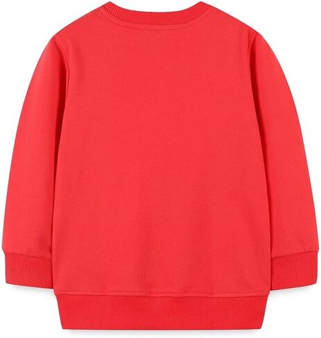 FreeLu Girls Cotton Pullover Sweatshirts Kids Cute Cartoon Printed Crewneck Tops in Saudi Arabia