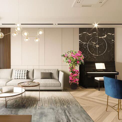 Artificial Bougainvillea Flowers Trees, UV Resistance Realistic Faux Blooming Tree with Nursery Pot, Fake Bougainvillea Plants Potted for Home Office Indoor, Outdoor Balcony Front Porch Decor in Kuwait