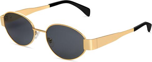 BUTABY Retro Oval Sunglasses for Women Men Designer Trendy Sun Glasses Classic Shades UV400 Protection in Saudi Arabia