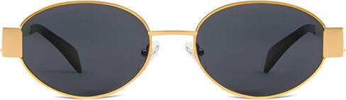 BUTABY Retro Oval Sunglasses for Women Men Designer Trendy Sun Glasses Classic Shades UV400 Protection in Saudi Arabia