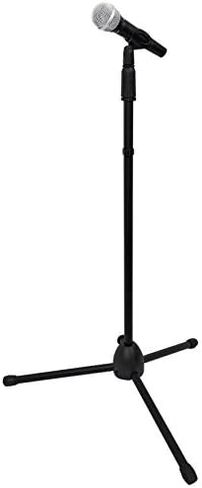Rockville Wired Pro MIc Kit 1 - ميكروفون معدني متطور + حامل ميكروفون + حقيبة حمل + كابل، أسود in Saudi Arabia